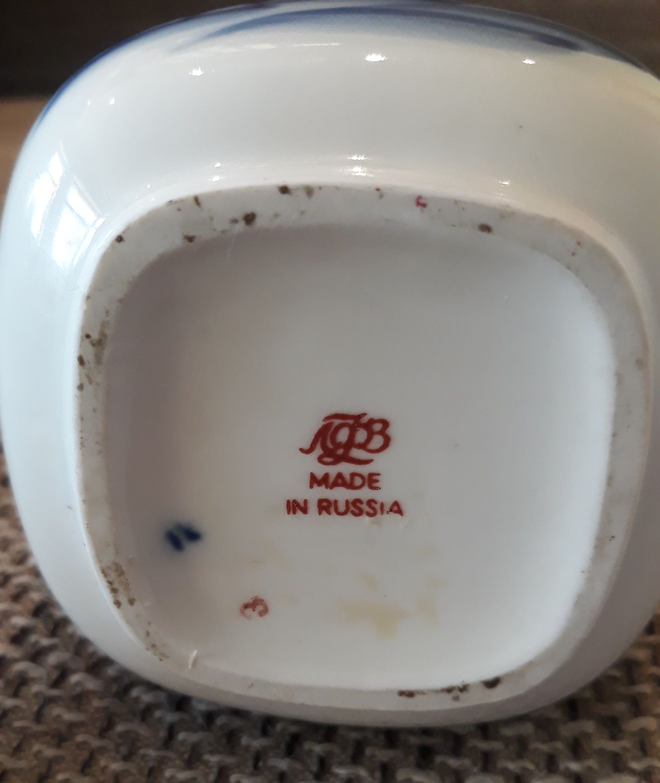 ŁOMONOSOW herbatnica, pojemnik, karafka porcelana rosyjska USSR