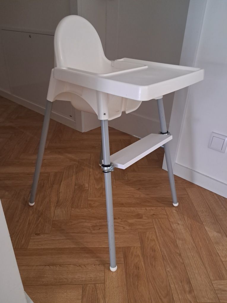 Stolik dla dzieci do jedzenia antilop plus podnóżek IKEA
