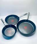 Zestaw patelni Tefal Duetto 20 / 24 / 28 cm stal nierdzewna indukcja 3