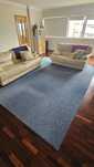 Carpete azul 300x375 cm