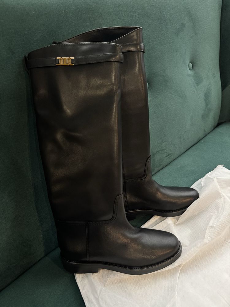 Чоботи з натуральної шкіри, massimo dutti