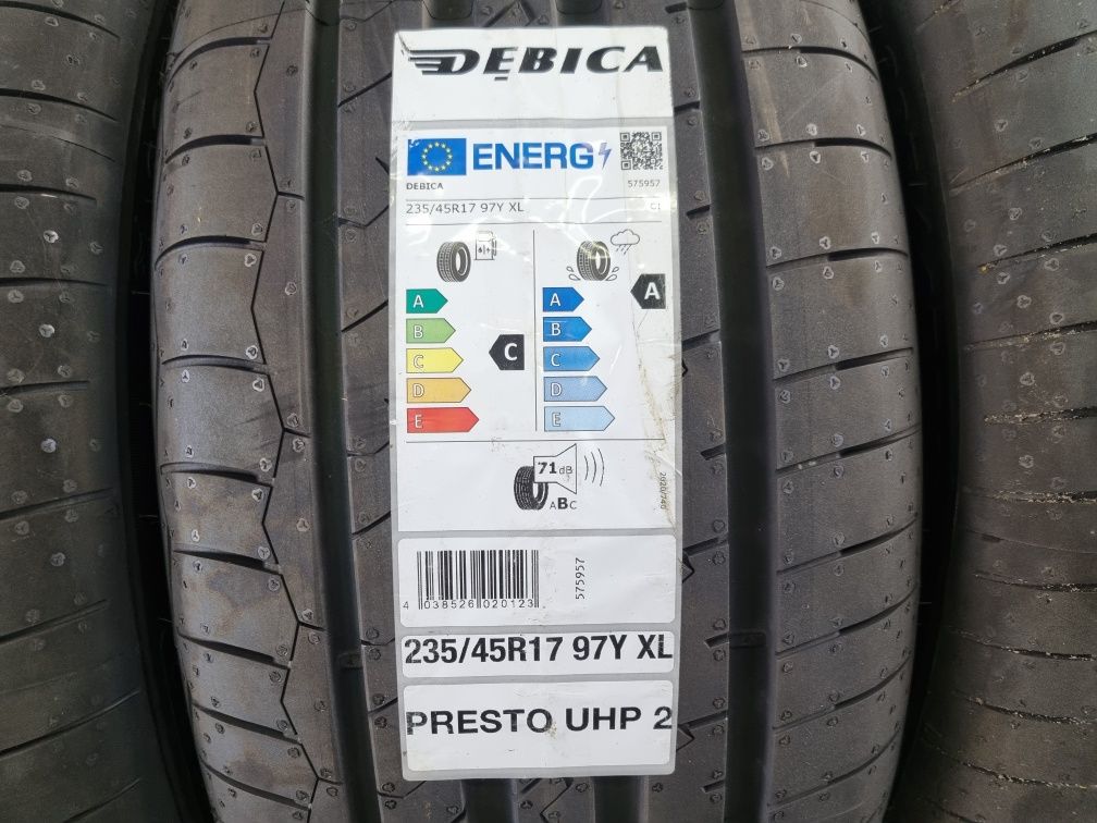 Opony nowe letnie 235/45R17 Dębica Dot.2022 op.202