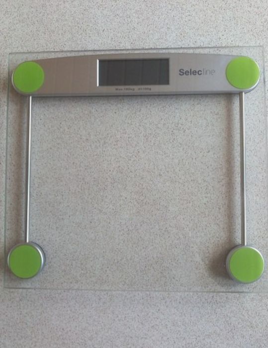 Напольні ваги Selecline вимірювач фітнес стеклянные напольные весы