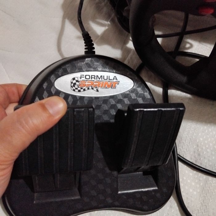 Volante PC video jogo antigo ThrustMaster Formula Sprint