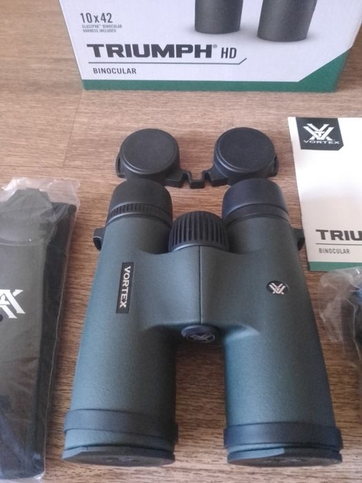 ТОП!!! Бінокль Vortex Triumph HD 10x42 (азотозаповнений, обрезинений)
