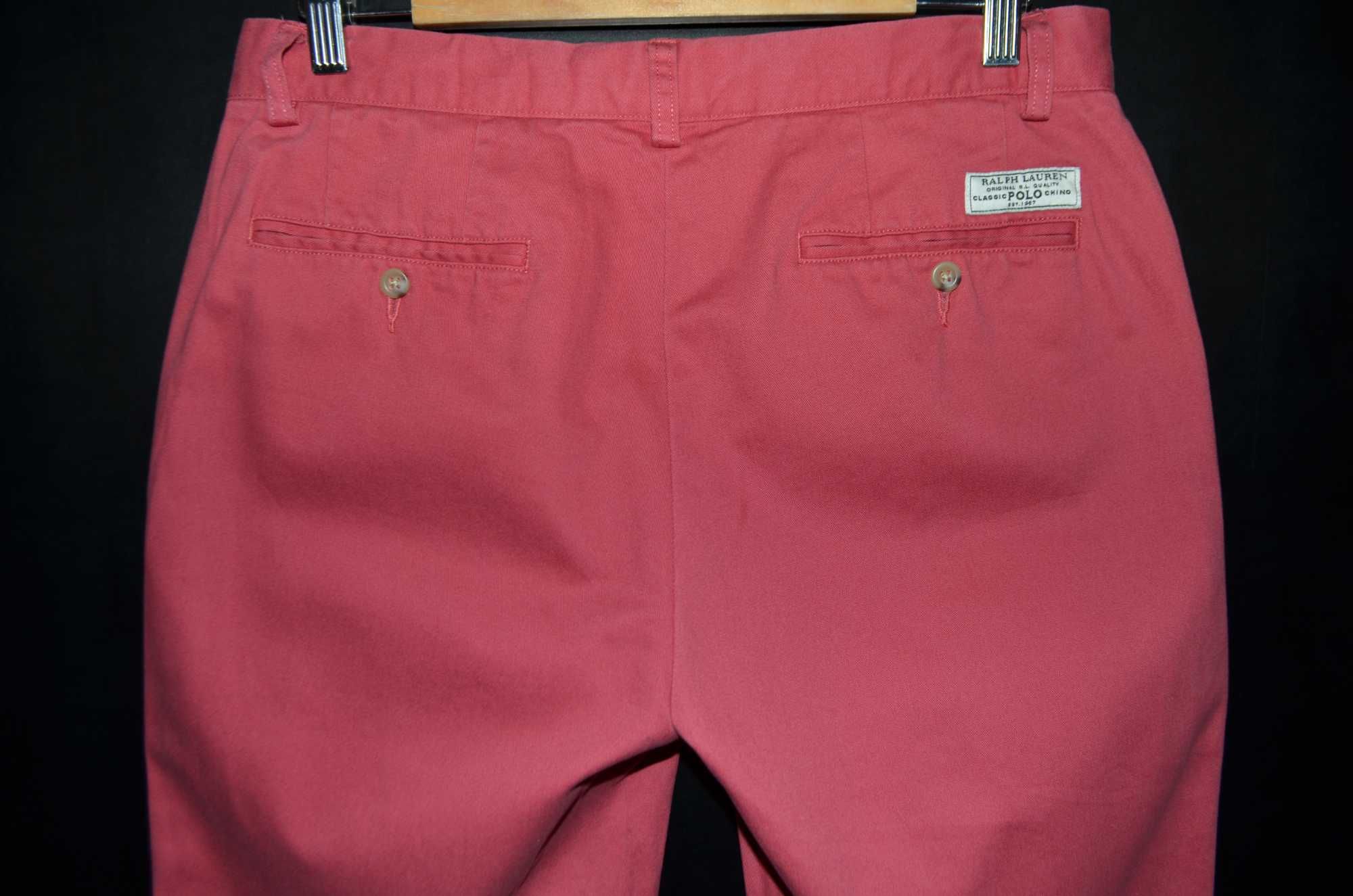 Брюки Polo Ralph Lauren Pants Mens Chino Red W32 L34 Чиносы