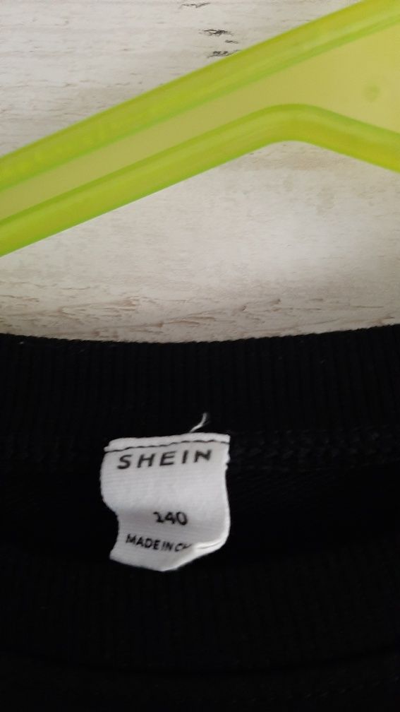 Bluza Shein 140  H&M   Koszulka czarna 134