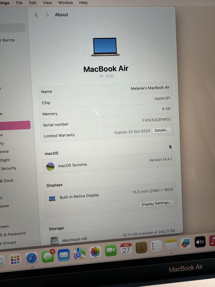 Apple Macbook Air M1