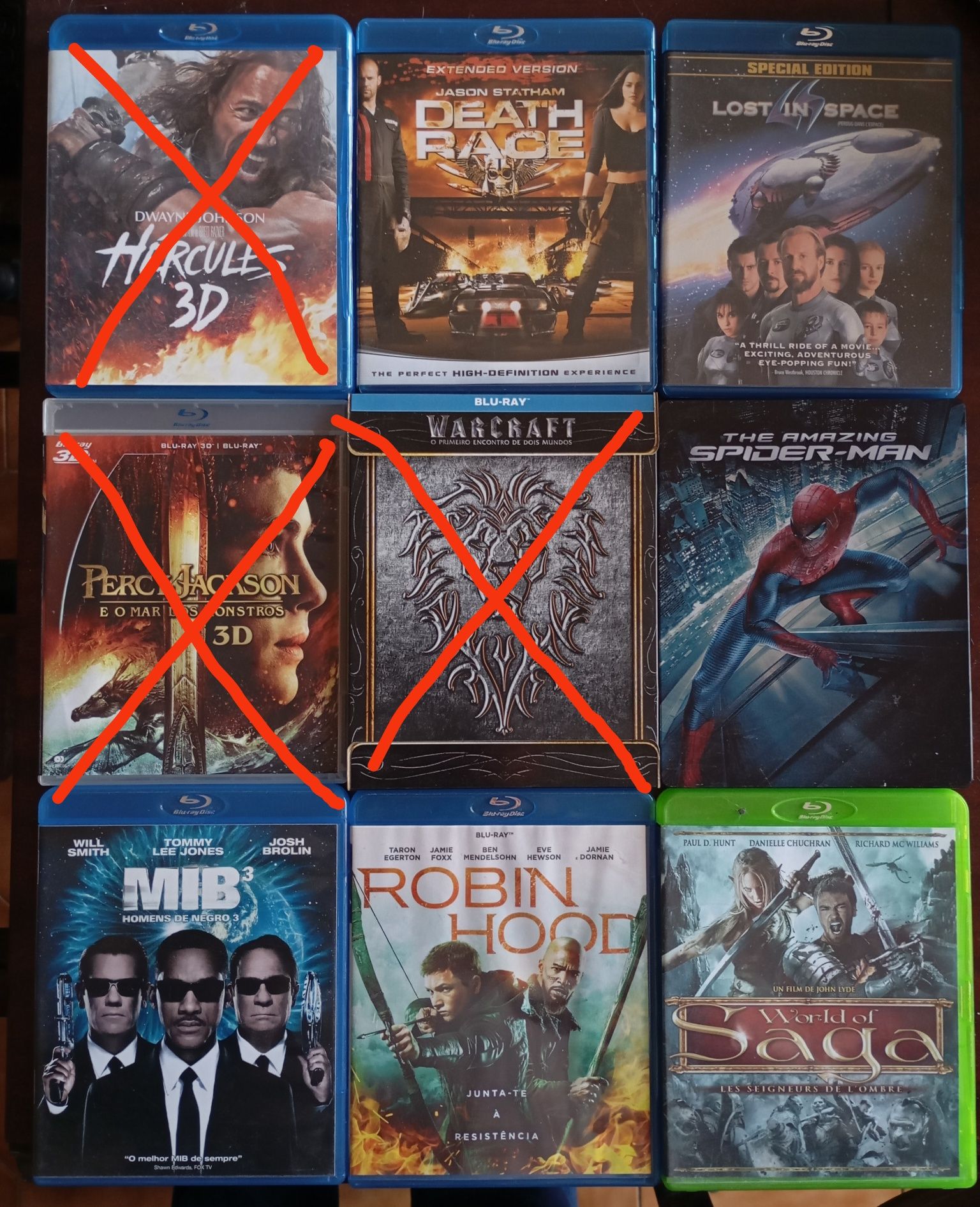 Vários Blu Ray Blu-ray Bluray para venda
