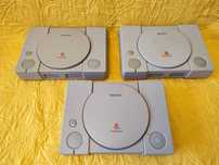 Konsole PlayStation 1 (PS1) - zestaw 3 szt. z defektem.