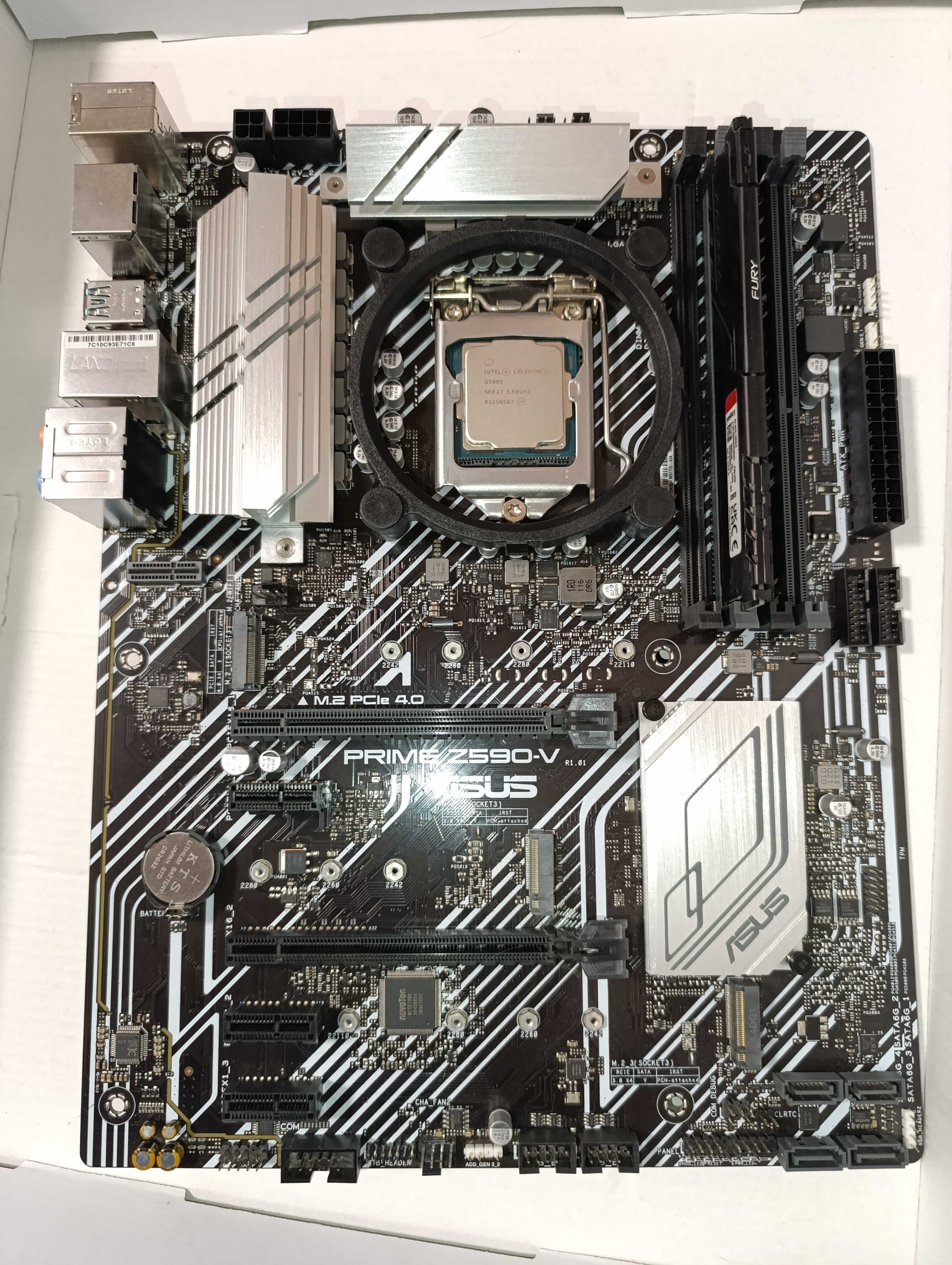 Материнська плата Asus Prime Z590-V-SI сокет 1200, Z590, PCI-E 4.0