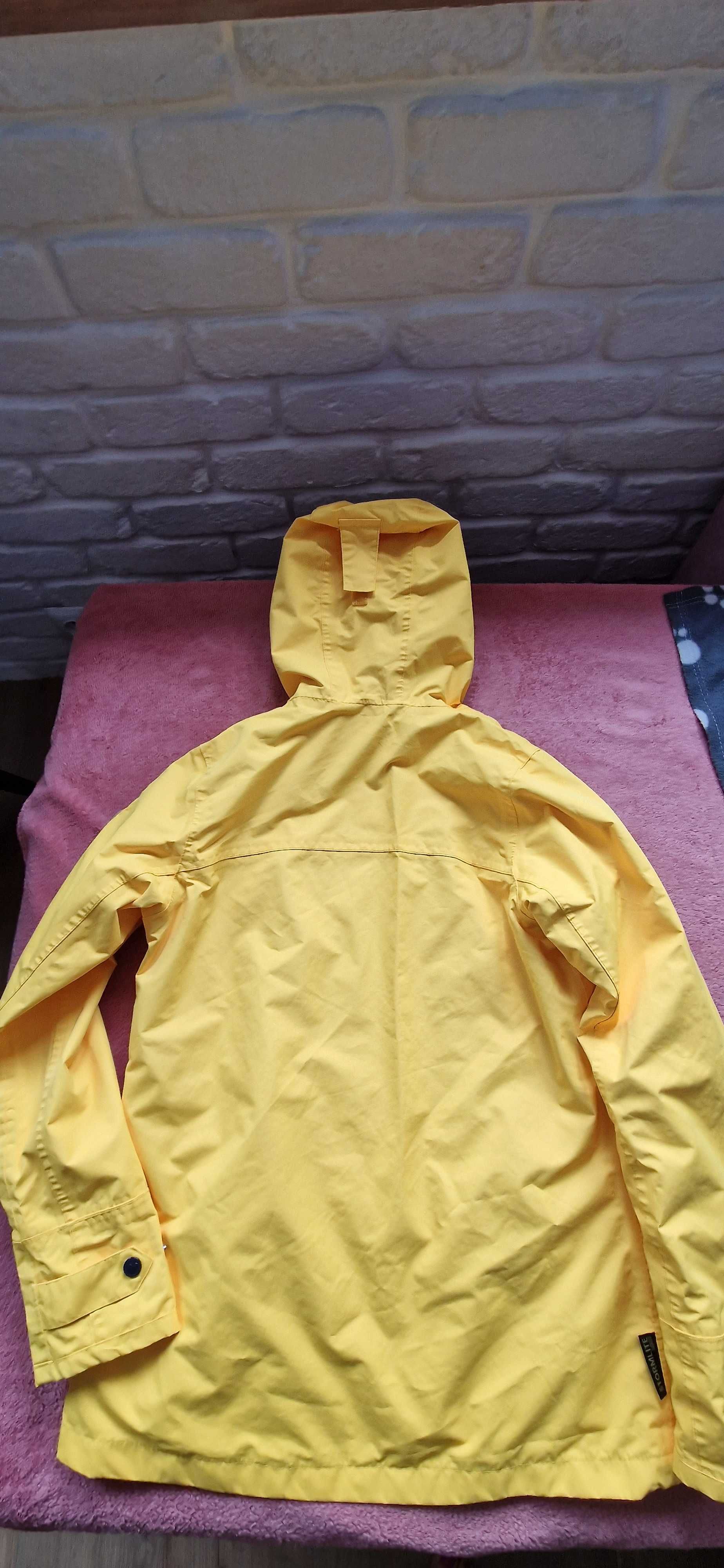 Kurtka przeciwdeszczowa z kapturem 9-11 lat, stormlite 5000,unisex