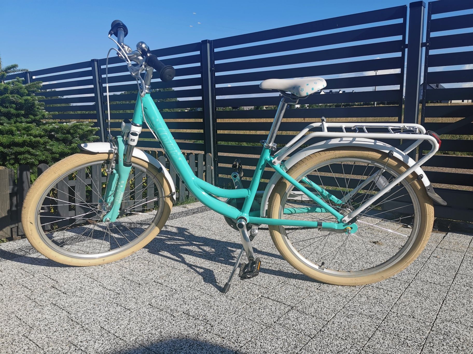 Rower Unibike Princess koła 24" dla dziewczynki