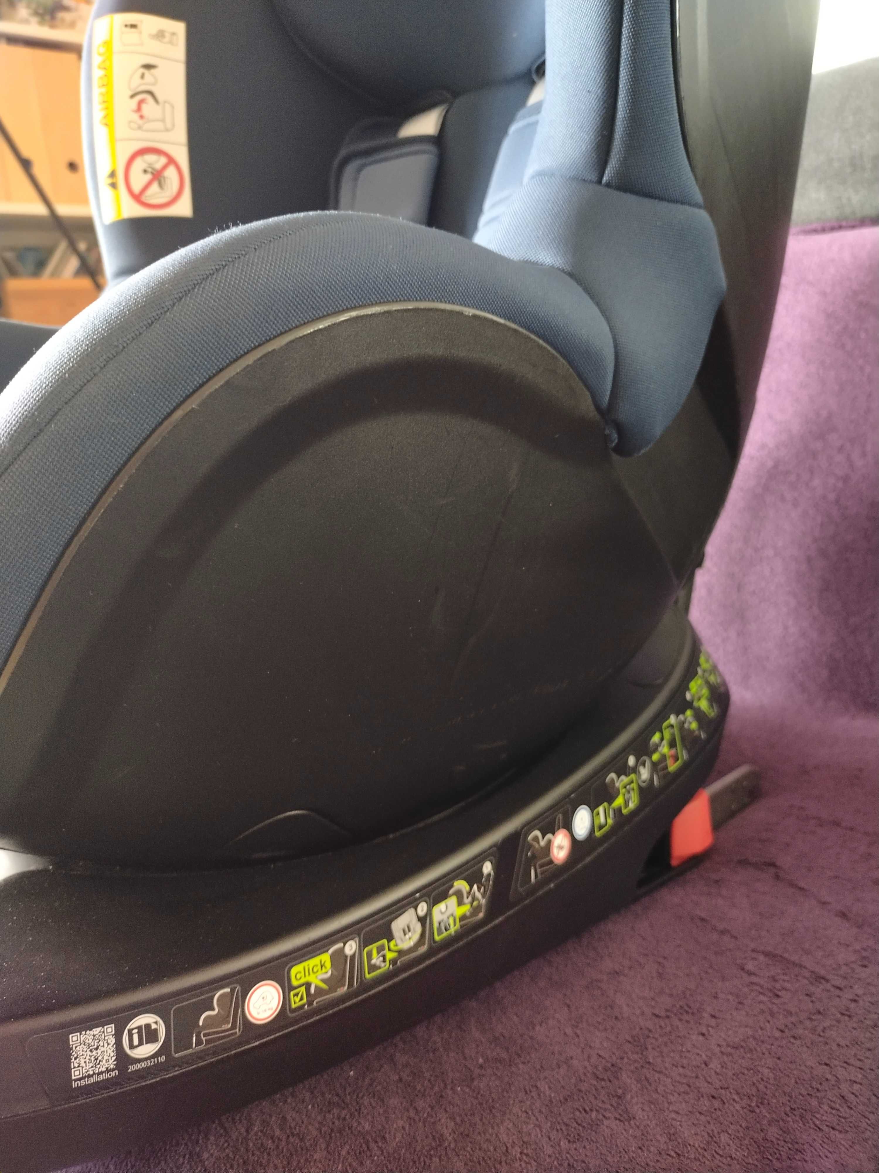 Fotelik samochodowy Britax Römer Dualfix 2 R obrotowy, ISOFIX.