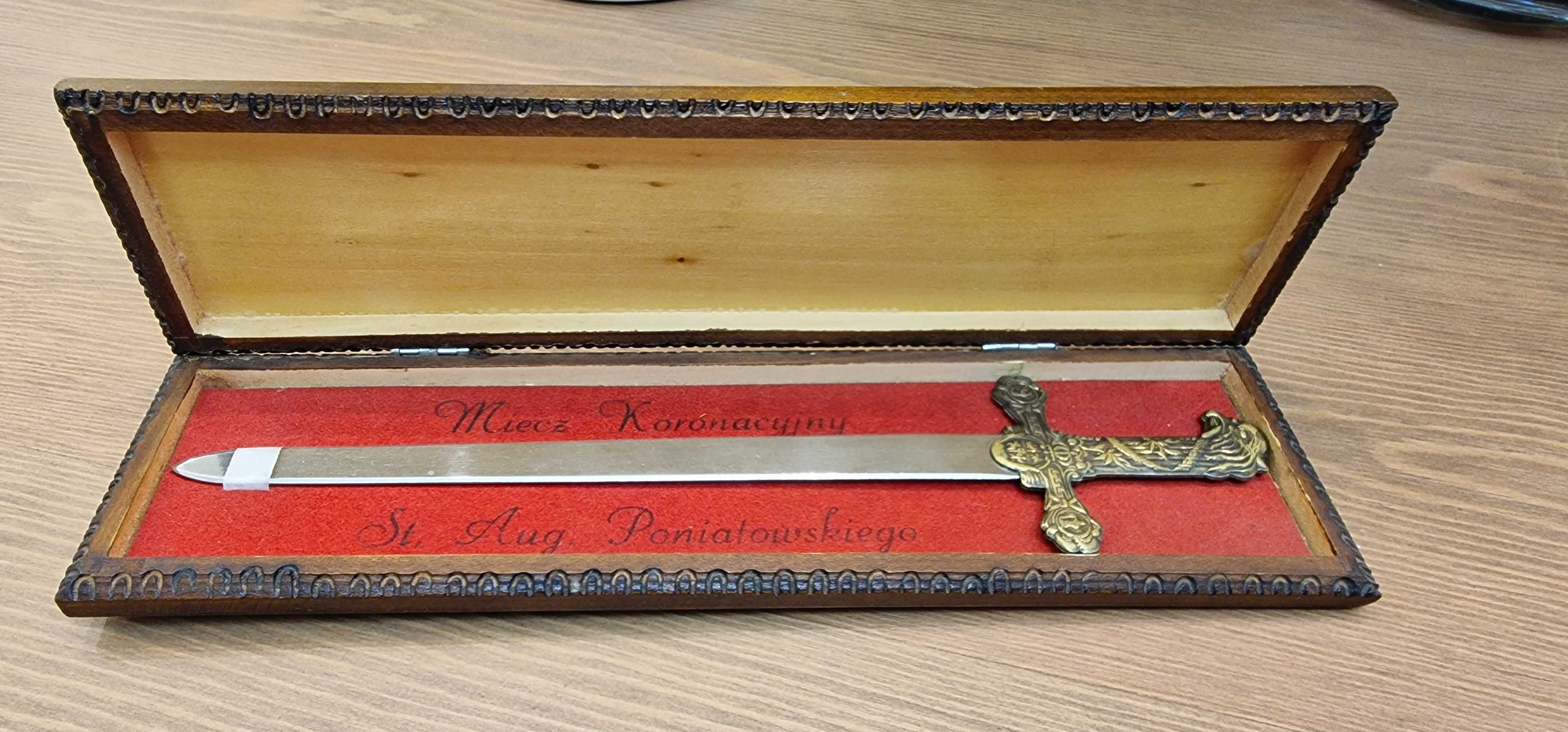 mieczyk szabelka do listów ozdoba lub prezent kolekcjonerski