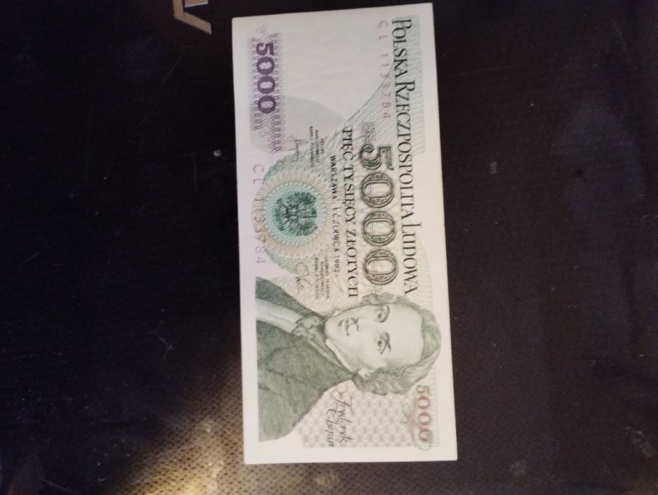 Banknot kolekcjonerski prl