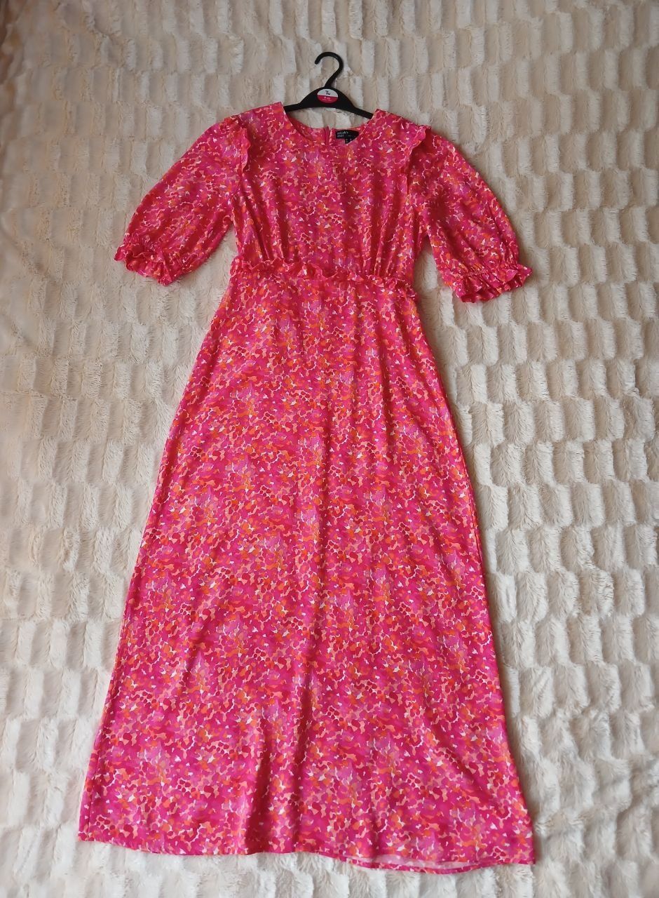 Брендова англійська сукня плаття платье з віскози міді миди