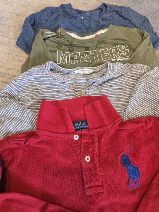 Paczka ubranka chłopiec 104–110 jordan nike lego minnetonka polo