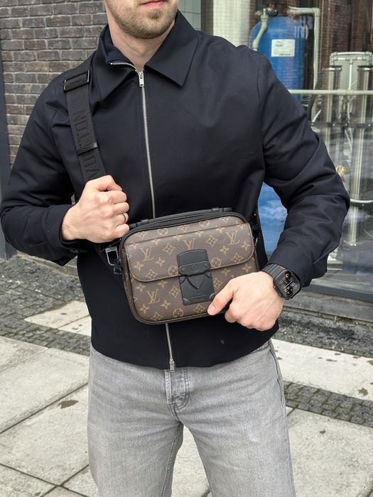 Чоловіча сумка Louis Vuitton мужская сумка барсетка мессенджер слинг