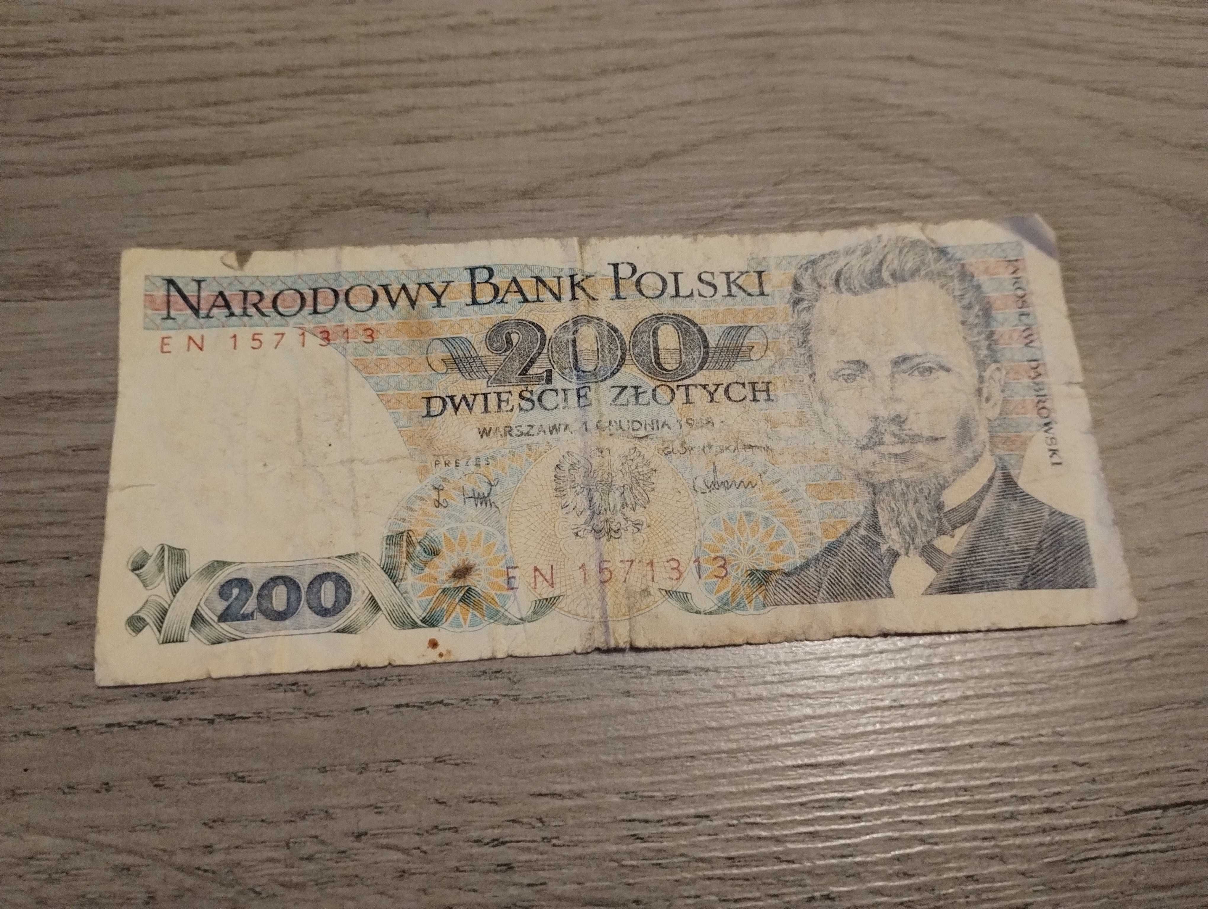 Banknot 200 Złotych PRL
