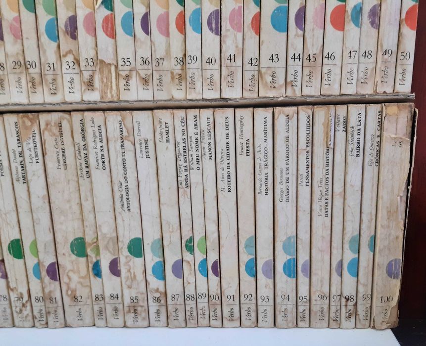Colecção Completa 100 Livros RTP Biblioteca Básica Verbo Anos 70