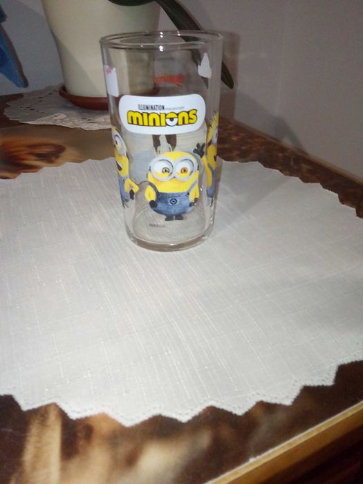Szklanka nowa Minions , postacie z bajki