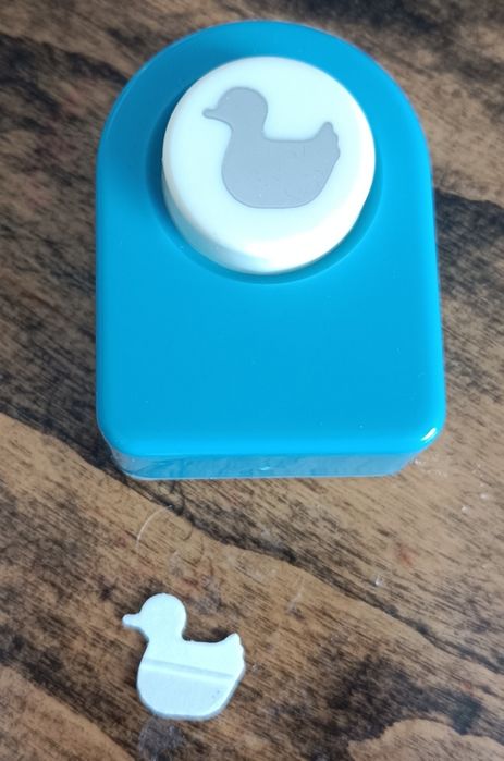 Dziurkacz ozdobny – kaczuszka  DIY, scrapbooking, baby shower