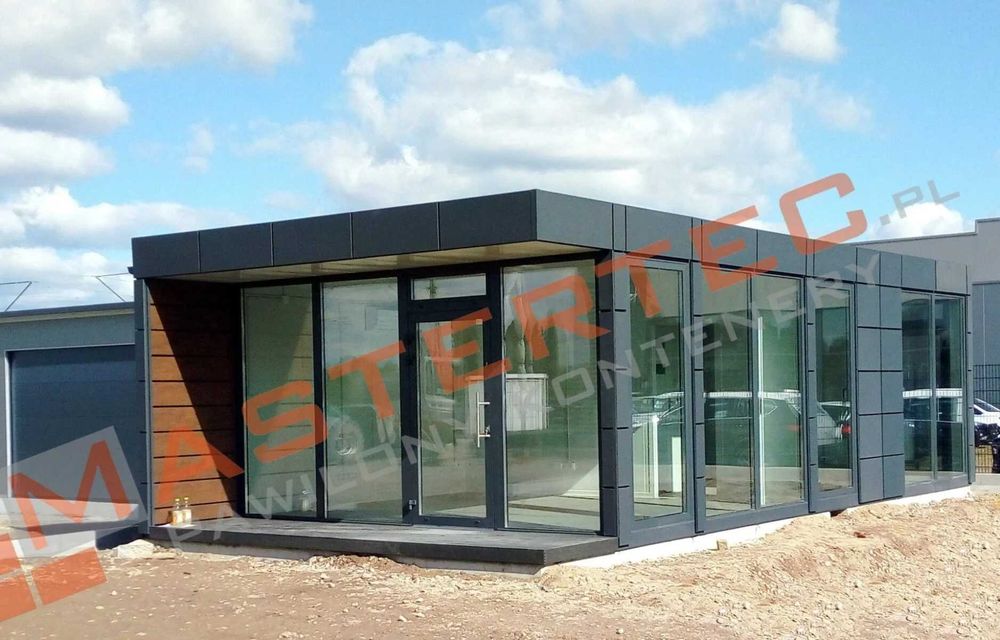 Nowoczesny Pawilon Handlowy Kontener Biurowy mastertec.pl Cena Brutto!