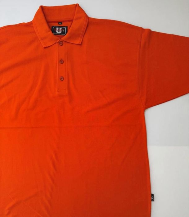 Nowa Koszulka Polo męska UNI-WEAR pomarańczowa XL