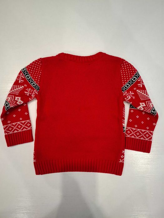 Дитячий новорічний светр Next 98 розмір, новорічна кофта