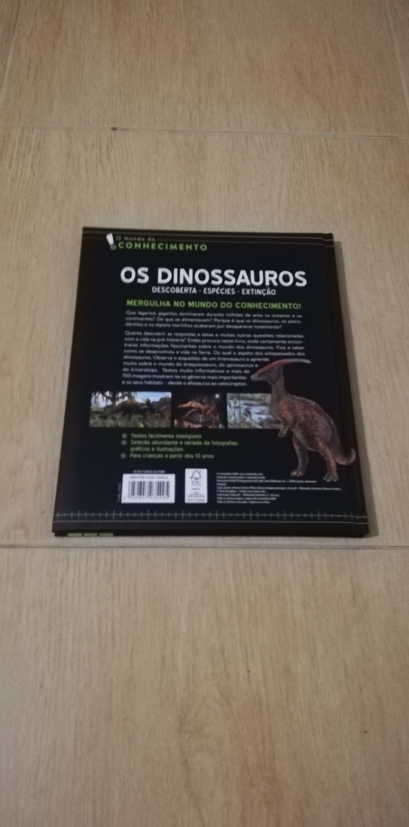 Livro "os dinossauros descoberta, espécies e extinção "