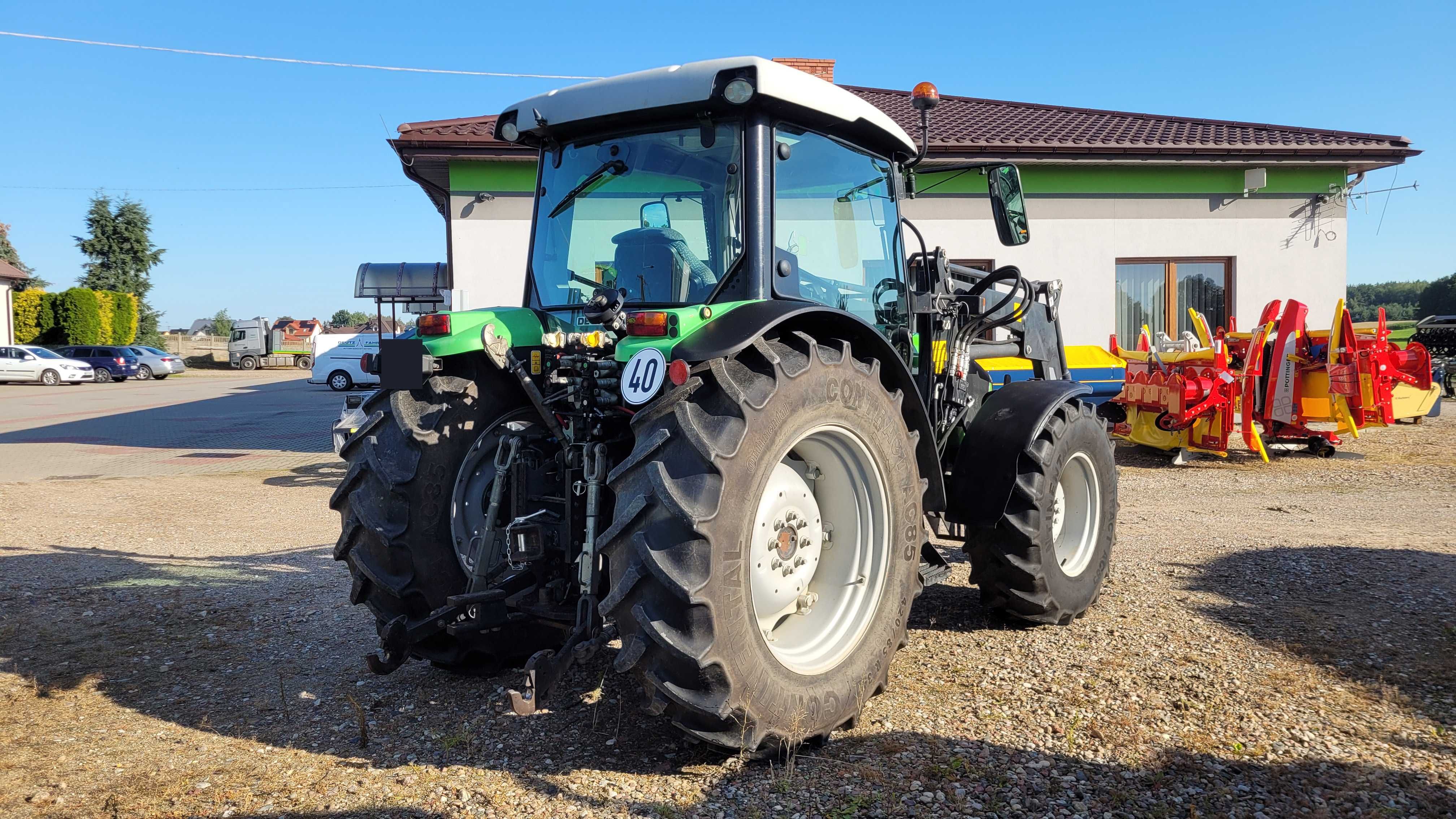 Ciągnik rolniczy Deutz-Fahr Agrofarm 410 z ładowaczem, 1 właściciel!