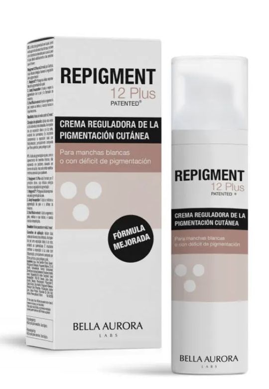 Creme Bella Aurora Repigment 12 Plus para VITILIGO - SELADO