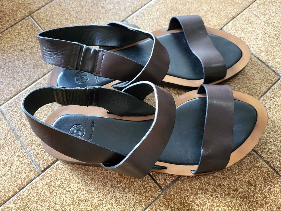 Sandálias pele Massimo Dutti nº36