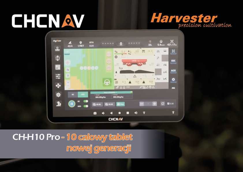Nawigacja rolnicza CHCNAV NX610 | RTK | ISOBUS | Section Control |