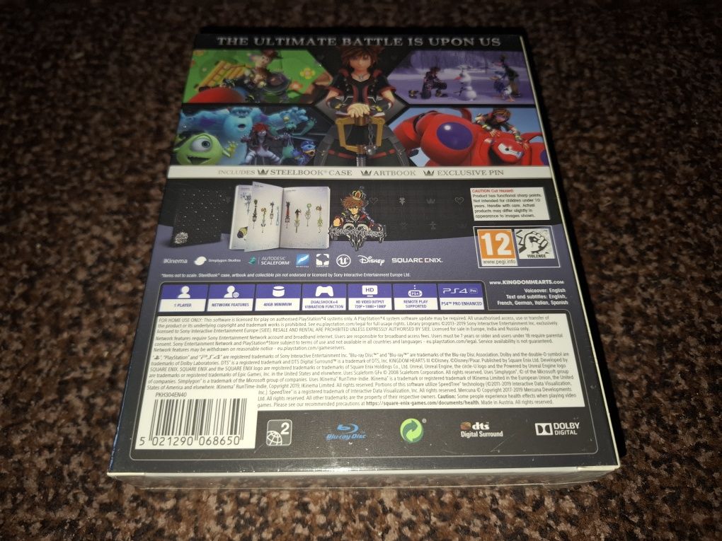 Kingdom Hearts III 3 Deluxe Edition [Nowa] Sony PS4 GameX Sosnowiec