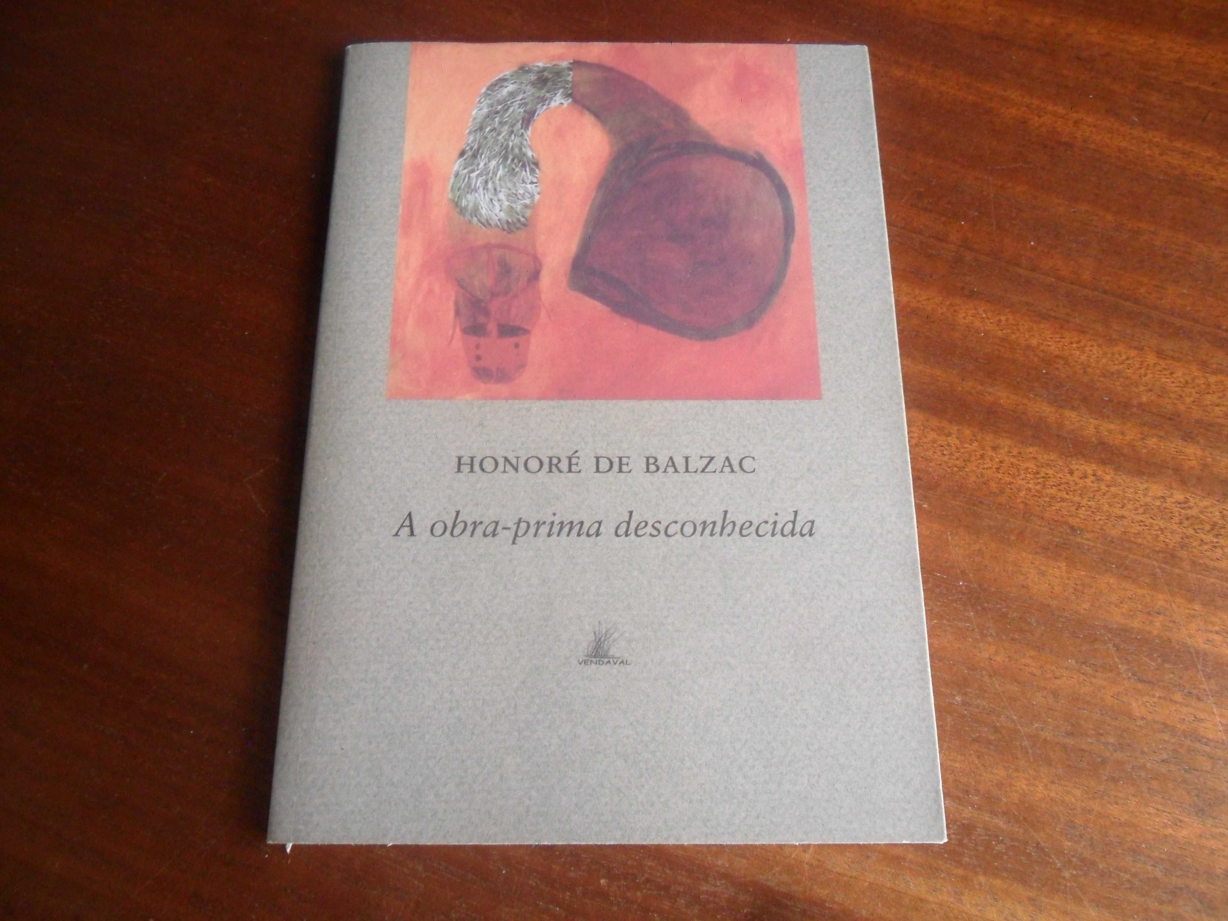 "A Obra-Prima Desconhecida" de Honoré de Balzac - Edição de 2002