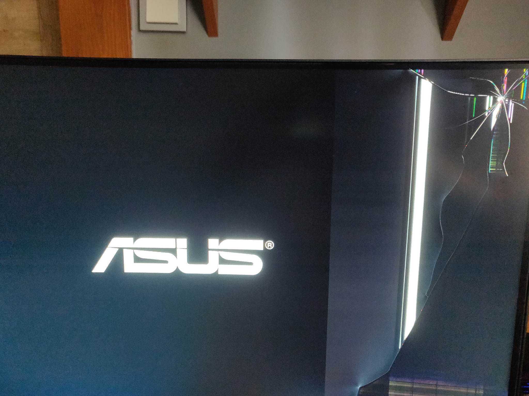 Monitor ASUS zakrzywiany (uszkodzony)