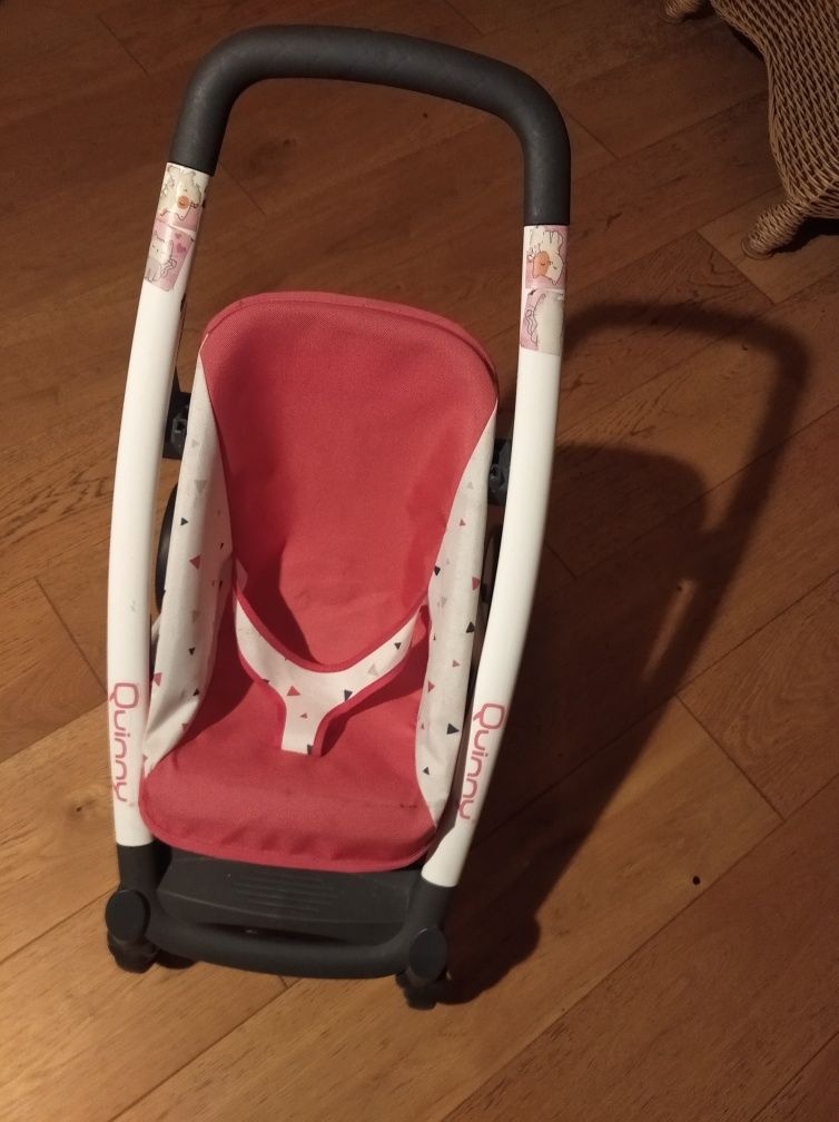 Różowy wózek dla lalek Quinny