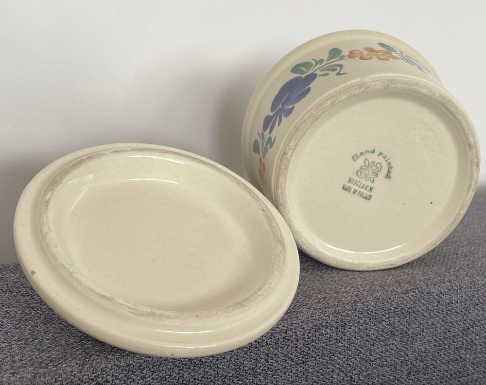 Fajans / Ceramika / Porcelana Włocławek PRL , pojemnik