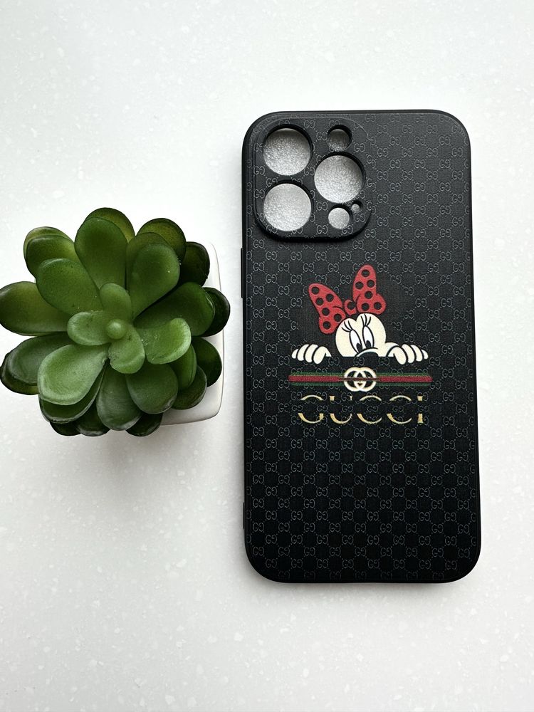 Круті чохли Guccі, Moschino для iPhone 14  Pro Max