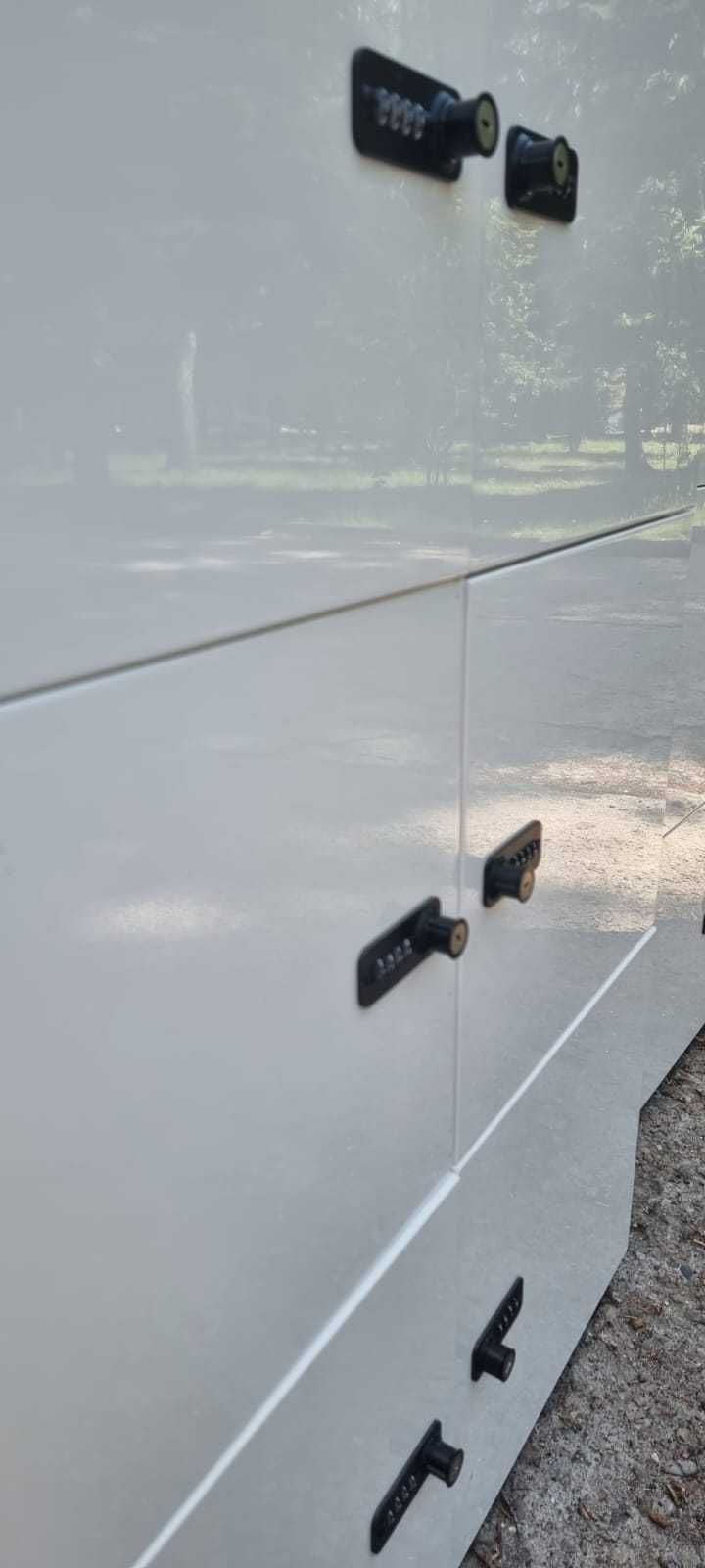 Locker biały lockery białe 6 skrytek szafka skrytkowa
