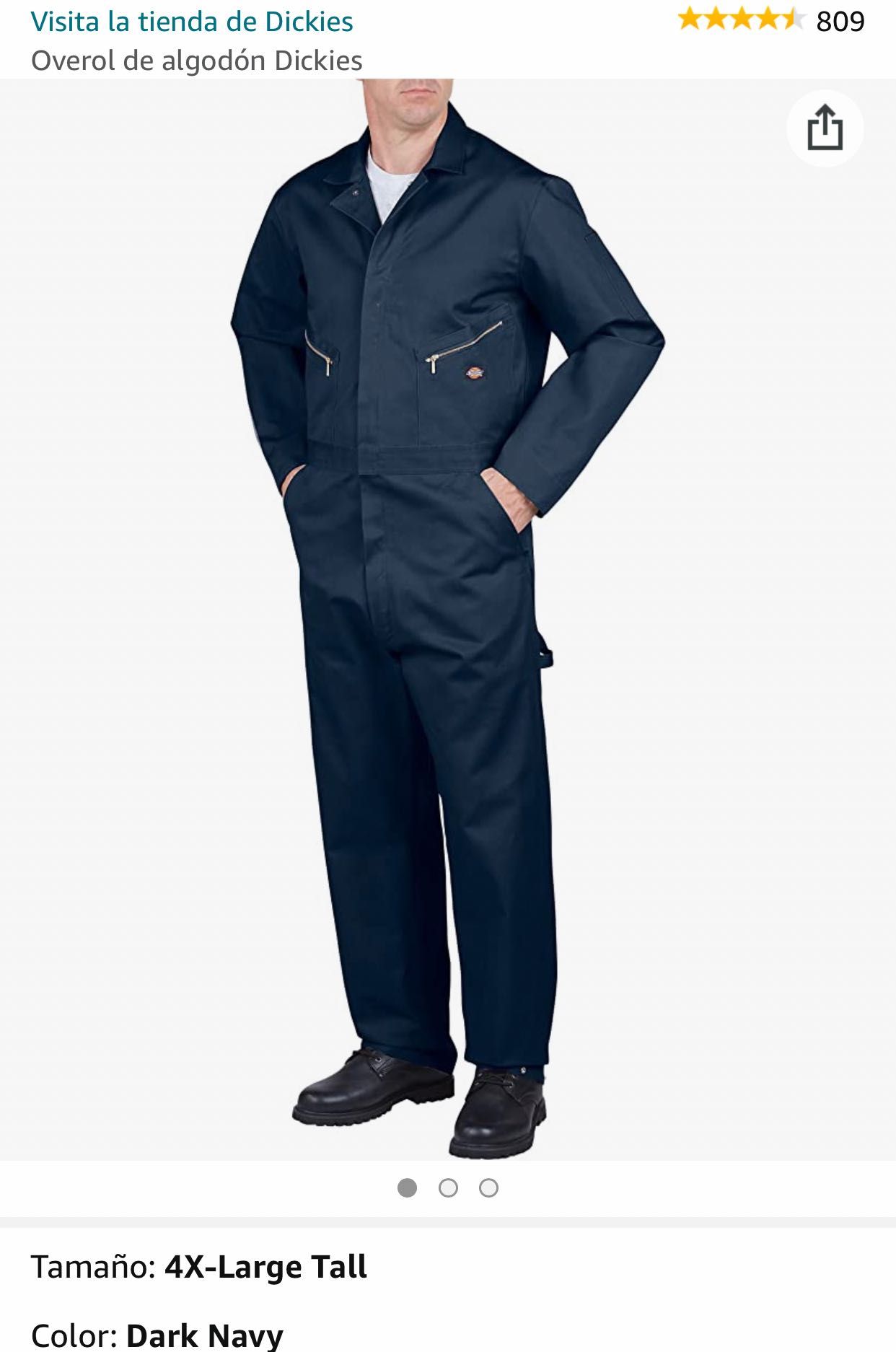 Комбинезон Dickies Coverall Рабочий XL спецодежда