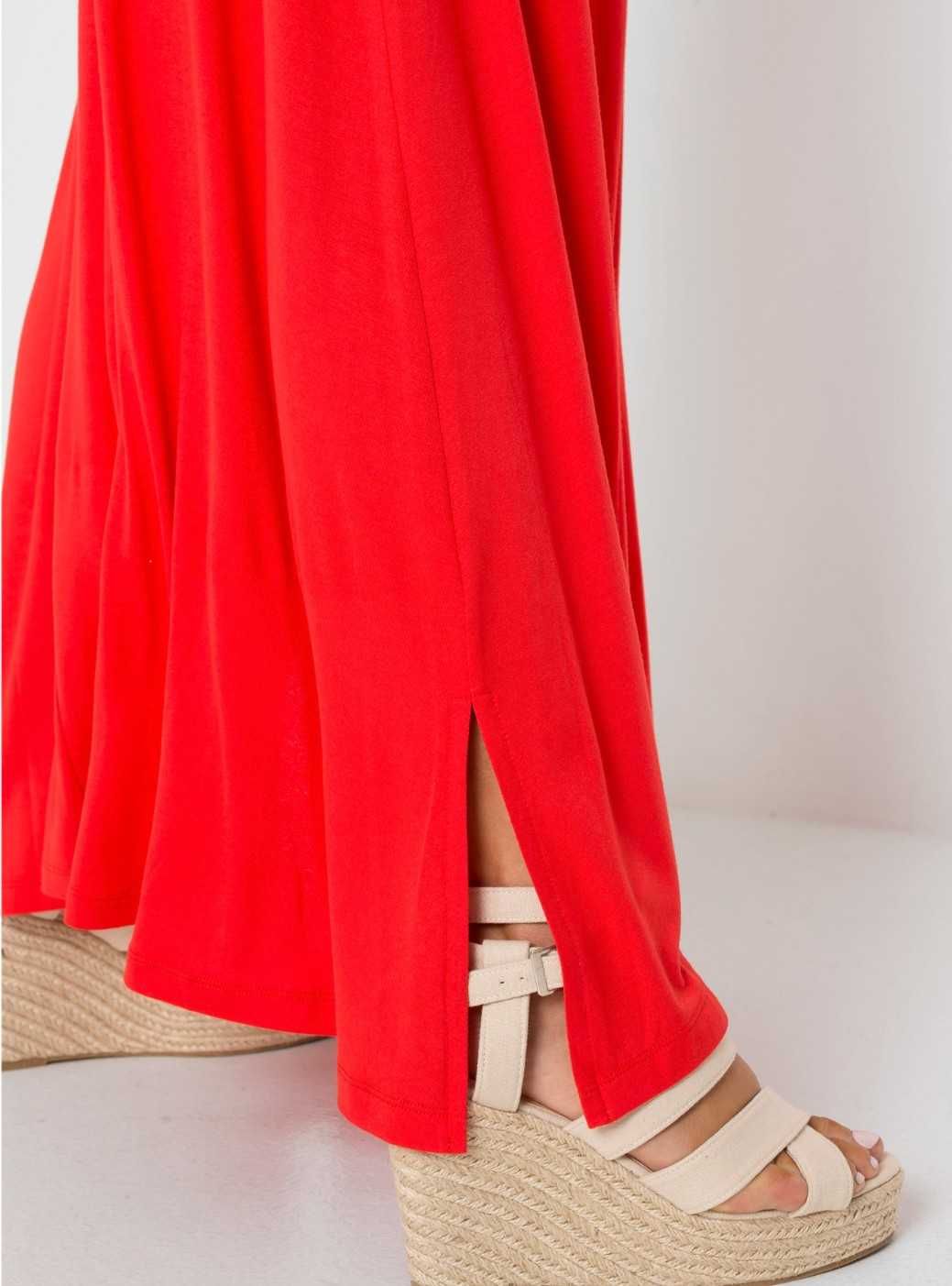 długa sukienka suknia czerwona max