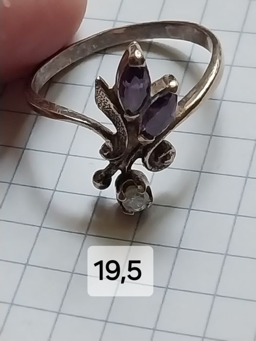 Шикарное кольцо серебро