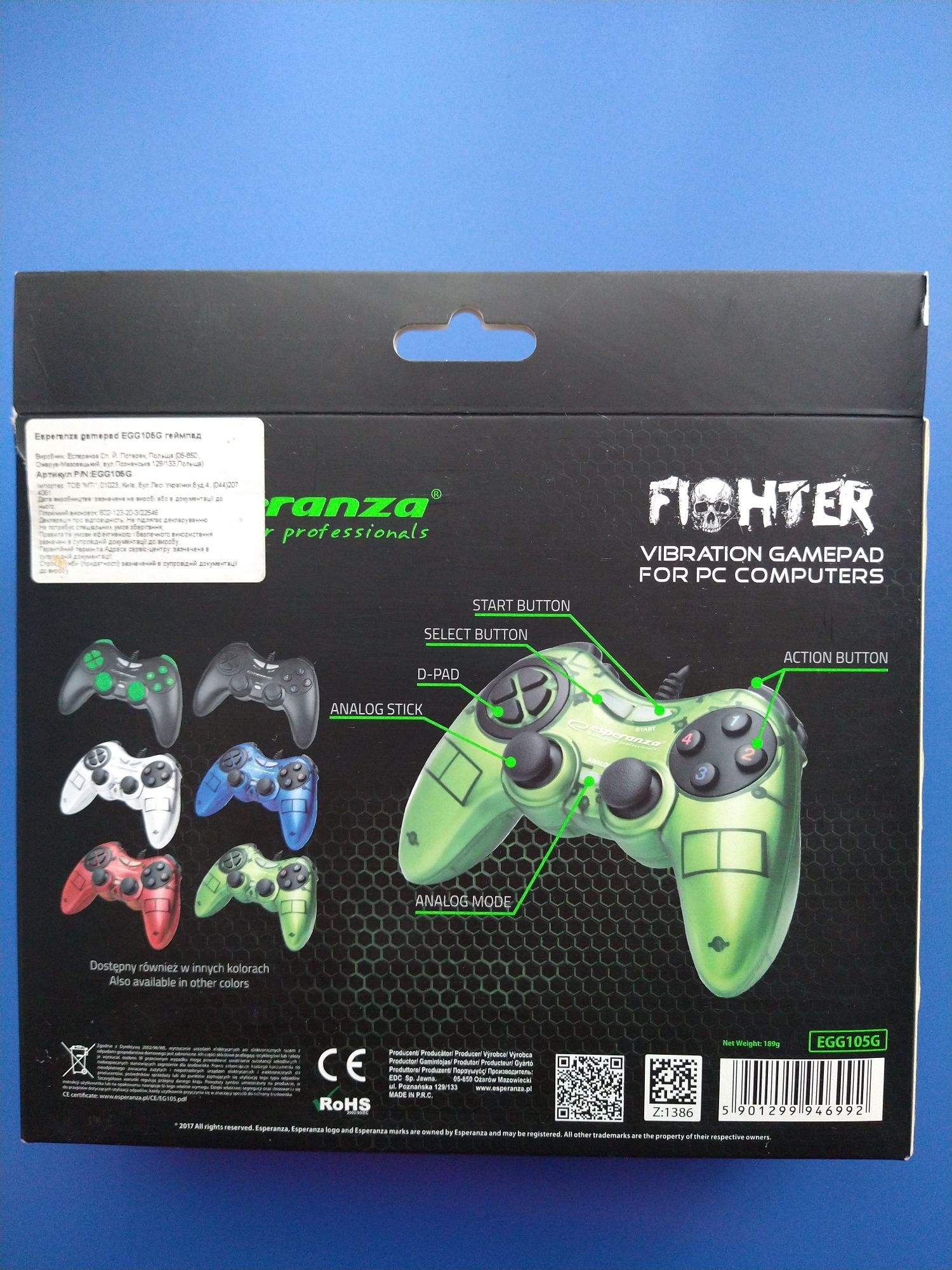 Геймпад Esperanza Fighter PC