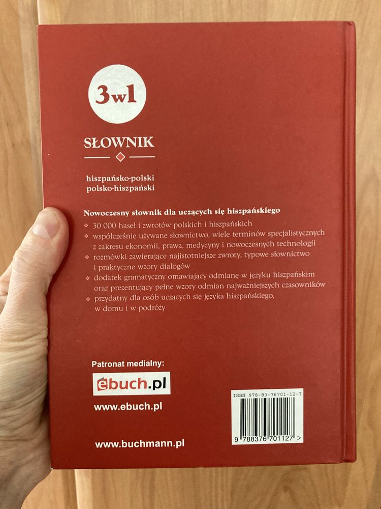 Słownik 3w1 hiszpańsko-polski polsko-hiszpański