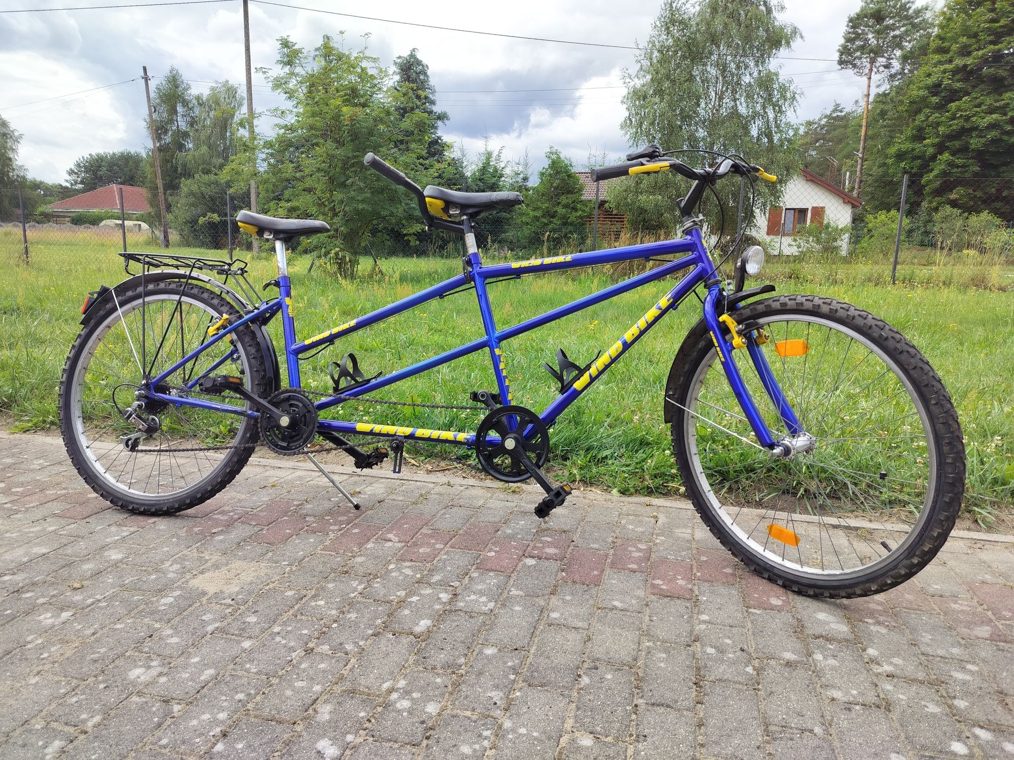 Rower tandem na kołach 26'