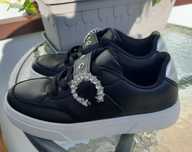 Quazi sneakersy buty unikatowe broszka 38