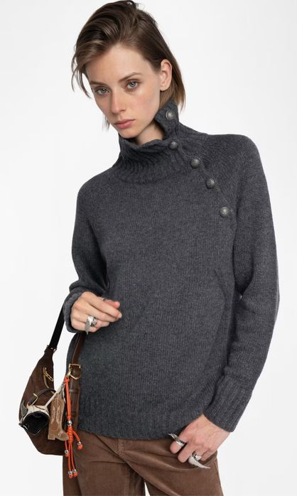 Свитер серый Zadig & Voltaire